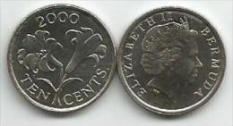 Bermuda 10  Cents 2000. - Bermuda