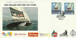 New Zealand 1995 America's Cum Victory Souvenir Cover - Cartas & Documentos