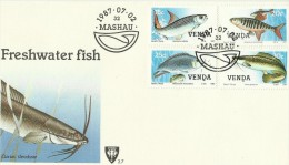 Venda 1987 Freshwater Fishes FDC - Venda