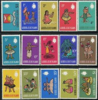 GN0674 Gilbert 1968 Folk Dance Costume Emblem 15v MNH - Gilbert- Und Ellice-Inseln (...-1979)