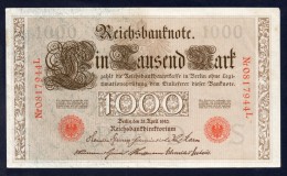 Germania - Banconota 1000 Marchi Del 1910, Conservazione BB - 1000 Mark