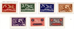 Svizzera--MF-0074 - 1923/1937 - Posta Aerea - Unificato:  A3/A9 (+) MLH - Privi Di Difetti Occulti. - Neufs