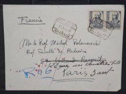ESPAGNE--Env. Pour France Période 1930/40 Avec Censure    Dispersion D ´une Archive    P6557 - Nationalistische Censuur