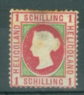 Heligoland: 1869/73   QV    SG8   1sh     MH - Heligoland (1867-1890)