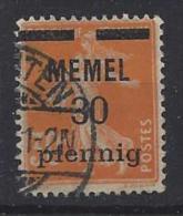 Germany (Memel) 1920-22  (o) Mi.21 X - Memelgebiet 1923