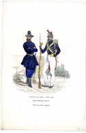 GARDIEN DE PARIS  11848  GENDARMERIE MOBILE  -  GRAVURE M DE MORAINE  FIN XIX° - Police & Gendarmerie