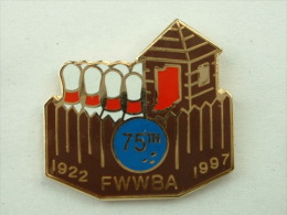 Pin´s BOWLING - FWWBA 75 ANS - Bowling