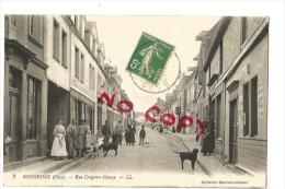 Cpa 00350, Songeons , Rue Crignon Fleury - Songeons