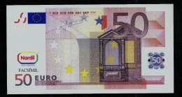 Test Note "NARDIL" Testnote, POLYMER, 50 EURO, Training, Educativ, EURO Size, RRR, UNC, Billet Scolaire - Sonstige & Ohne Zuordnung