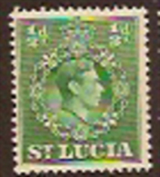 ST LUCIA 1938 1/2d KGV SG 128 HM DP22 - Ste Lucie (...-1978)