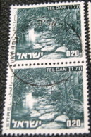 Israel 1973 Landscapes Tel Dan 0.20 X2 - Used - Used Stamps (without Tabs)