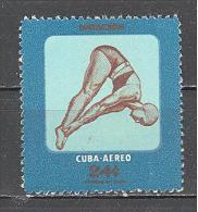 Cuba: Yvert N°A 161**; Plongeon; Voir Scan - Aéreo