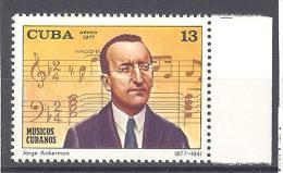 Cuba: Yvert N°A 255**; Musicien; Partition Musicale; Voir Scan - Luftpost