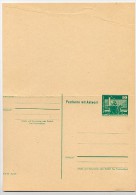 DDR P81 Postkarte Mit Antwort DRUCKVERSCHIEBUNG 1973 - Cartes Postales - Neuves