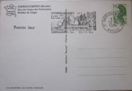 France - Carte Postale Premier Jour - Sarreguemines - 1984 - Brieven En Documenten