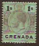 GRENADA 1912 1/ KGV SG 98 U CZ77 - Grenada (...-1974)