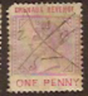 GRENADA 1883 1d QV Revenue SG U CZ72 - Grenade (...-1974)