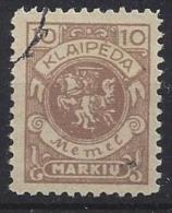 Germany (Memel) 1923  (o)  Mi.141 - Memel (Klaïpeda) 1923