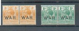 A 155 - HONDURAS  - YT 89 * X 2 /  90 * X 2 * - British Honduras (...-1970)