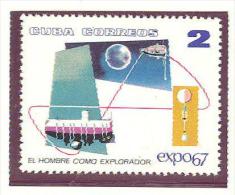 Cuba: Yvert N° 1105**; MNH; Expo Montreal; Explorateur; Espace; Voir Le Scan - Neufs