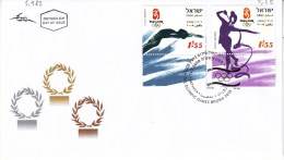 Israel 2008. Philately.  Beijing 2008, FDC (5.982) - Briefe U. Dokumente