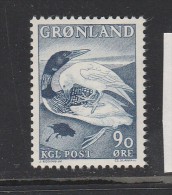 GROENLAND N° 58 90O LÉGENDES LE GRAND PLONGEON DU NORD ET LE CORBEAU NEUF SANS CHARNIERE - Unused Stamps