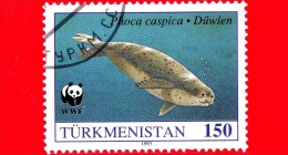 Turkmenistan - Nuovo Oblit. - 1993 - Foca Del Mar Caspio - WWF - The Caspian Seal - Swimming - 150 - Turkménistan