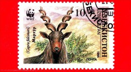 UZBEKISTAN - Nuovo Oblit. - 1995 - WWF - Capra Falconeri - Head Of Makhor - 10 - Uzbekistan