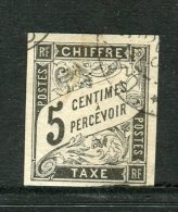 Rare N° 5 Cachet à Date De Cayenne - Portomarken