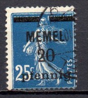 Memel - Memelgebiet - 1920/21 - Yvert N° 20 - Usati