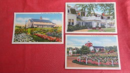 Linen Lot Of 3 Cards--- Massachusetts> Cape Cod  1864 - Cape Cod