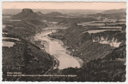 Bad Schandau - S/w Blick Vom Großen Winterberg 2 - Bad Schandau