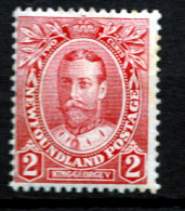 NEW FOUNDLAND  1911 CORONATION   2 C   MH - 1908-1947