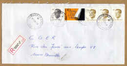 Enveloppe Cover Brief Aangetekend Registered Recommandé Bruxelles 22 Brussel 22 - Altri & Non Classificati
