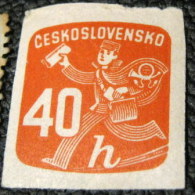 Czechoslovakia 1945 Newspaper Stamp 40h - Mint - Newspaper Stamps