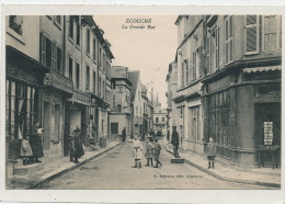 ECOUCHE - La Grande Rue (belle Carte Animée) - Ecouche