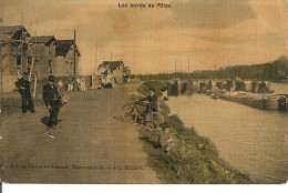 LES  BORDS De L' OISE,,,,COLLECTION De L' HOTEL ST  VINCENT, MAURECOURT,,,,,,VOYAGE 1911,,,,COLORISEE,,, - Maurecourt