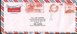 Indien - Luftpost - Indien - Deutschland - DDR 1988 - Corréo Aéreo