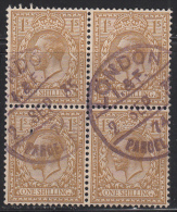 Great Britain 1924-26 Cancelled, Block, Sc# , SG 429 - Usati