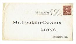 USA Brief Mit Mi.Nr. 65b Als EF Nach Belgien Aus Dem Jahr 1896 - Briefe U. Dokumente