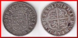 **** ESPAGNE - SPAIN - 2 REALES 1737 PJ PHILIPPUS V - ARGENT - SILVER **** EN ACHAT IMMEDIAT - Premières Frappes