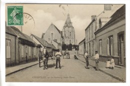 CPA COURVILLE (Eure Et Loir) - Le Faubourg Saint Pierre - Courville