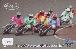 Télécarte Japon * MOTOR  * (1704)  Phonecard Japan * TELEFONKARTE * MOTORBIKE * - Motorfietsen