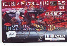 Carte Prépayée  Japon * Cyclisme (1150) RADFAHREN *  BICYCLE * Wielrennen * FIETSEN * Cycling * Prepaidcard TELEFONKARTE - Sport