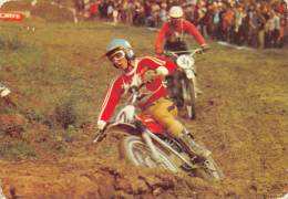 03556 "MOTOCROSS  - IMMAGINE DI GARA".  ANIMATA. CART. POST. ORIG. NON SPEDITA. - Sport Moto