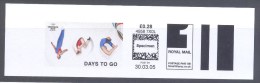 UK Olympic Games London 2012: 100 Days To Go Smart Stamp Meter Cancellation - Specimen RARE - Summer 2012: London