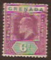 GRENADA 1904 6d KEVII SG 72 U CZ75 - Grenada (...-1974)