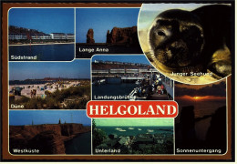 Nordseeinsel Helgoland  -  Mehrbild-Ansichtskarte Ca. 1990    (4589) - Helgoland