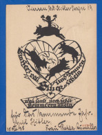 Scherenschnitt; Plischke Karte 136; 1935 - Silhouetkaarten