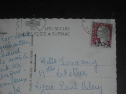 LETTRE REUNION AVEC YT 350 MARIANNE DECARIS - CILAOS PITON DES NEIGES - - Storia Postale